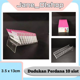 DUDUKAN VOUCHER / TEMPAT PAJANGAN VOUCHER 3.5x13 10slot