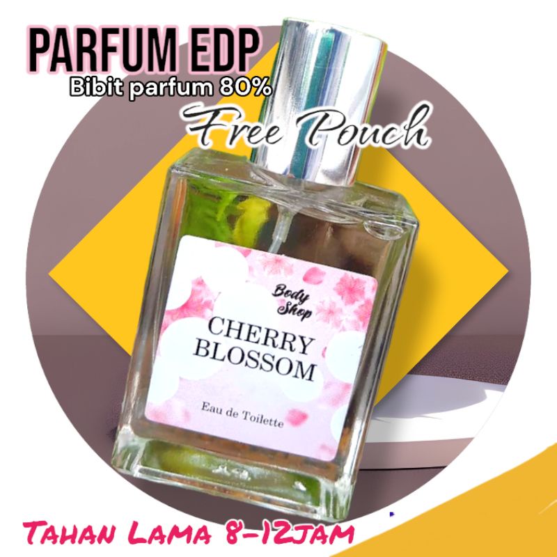 PARFUM EDP CHERRY BLOSSOM 50ML SUPER PREMIUM BONUS POUCH