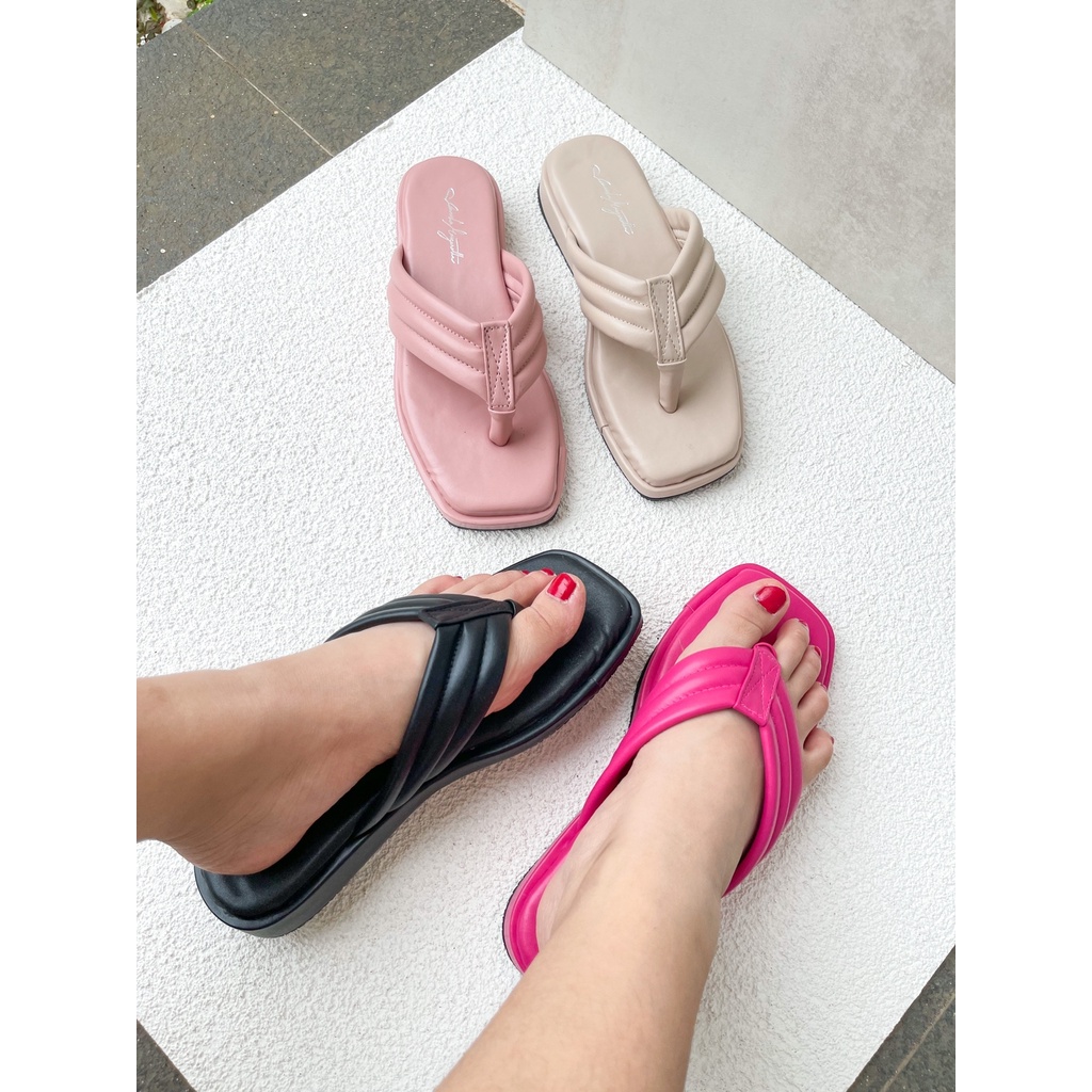 Vanesha Margaretta - Ayomi sandal jepit 2cm - sandal jepit empuk - alas kaki