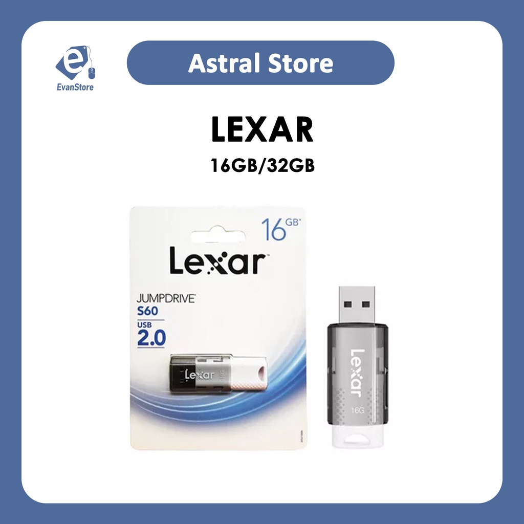 Flashdisk Lexar 16GB 32GB Penyimpanan Data USB