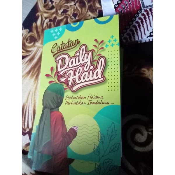 

buku daily haid, panduan, untuk wanita, muslimah
