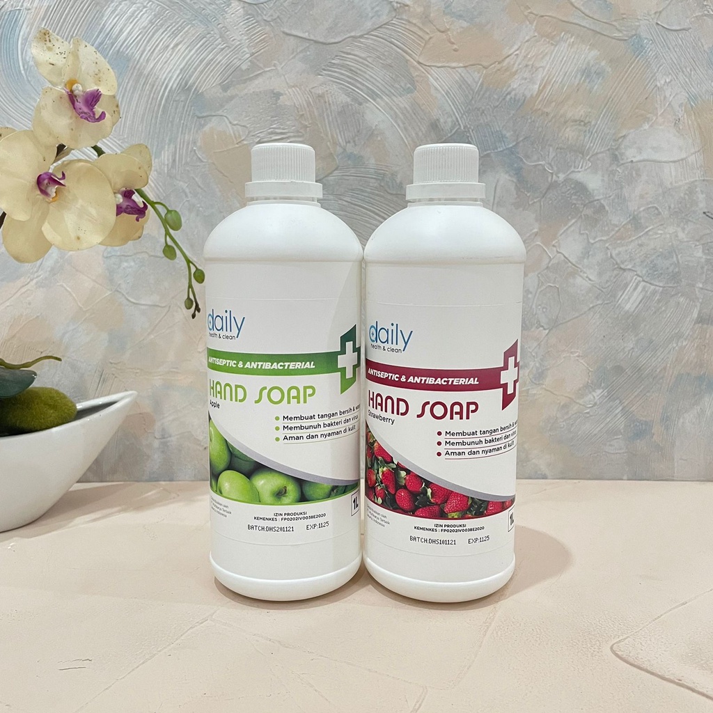 Sabun Cuci Tangan Daily Hand Soap Antiseptik Antibacterial 1 Liter