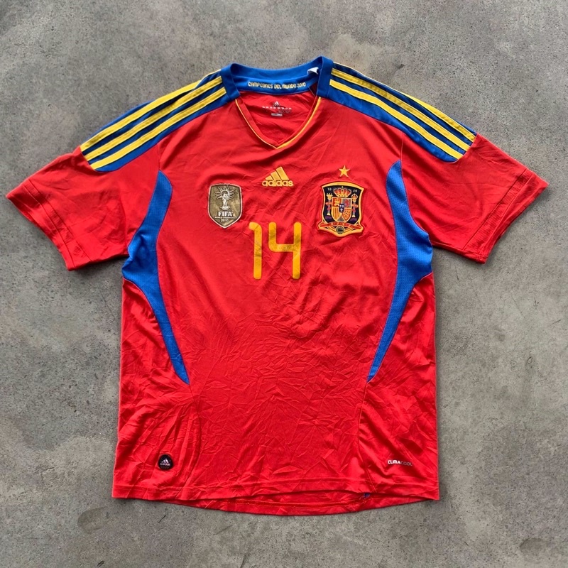 adidas jersey spanyol 2010 second thrift
