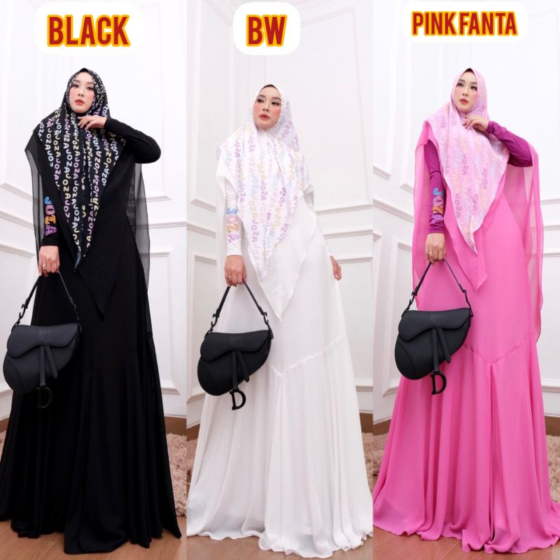 PO 5MINGGU DC FS ARUNDAYA BASIC DRESS GAMIS DAILY SYARI BY JOZA CLOTHING