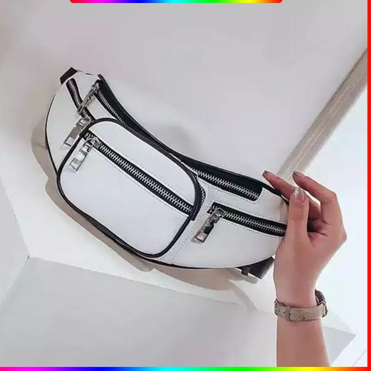 ㅢ Waistbag Wanita SABYAN PREMIUM Tas Pinggang Selempang Slempang Dada Depan Cewek Perempuan ㅯ