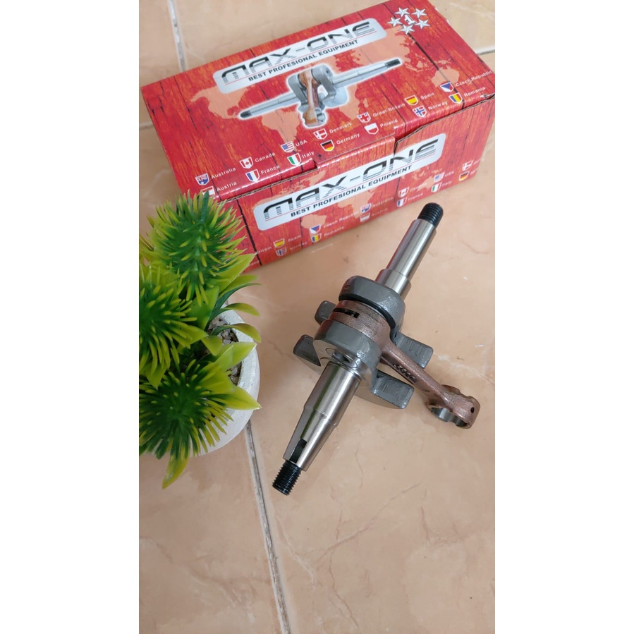 CRANK SHAFT MESIN CHAIN SAW 5800 MAX ONE Bahan besi