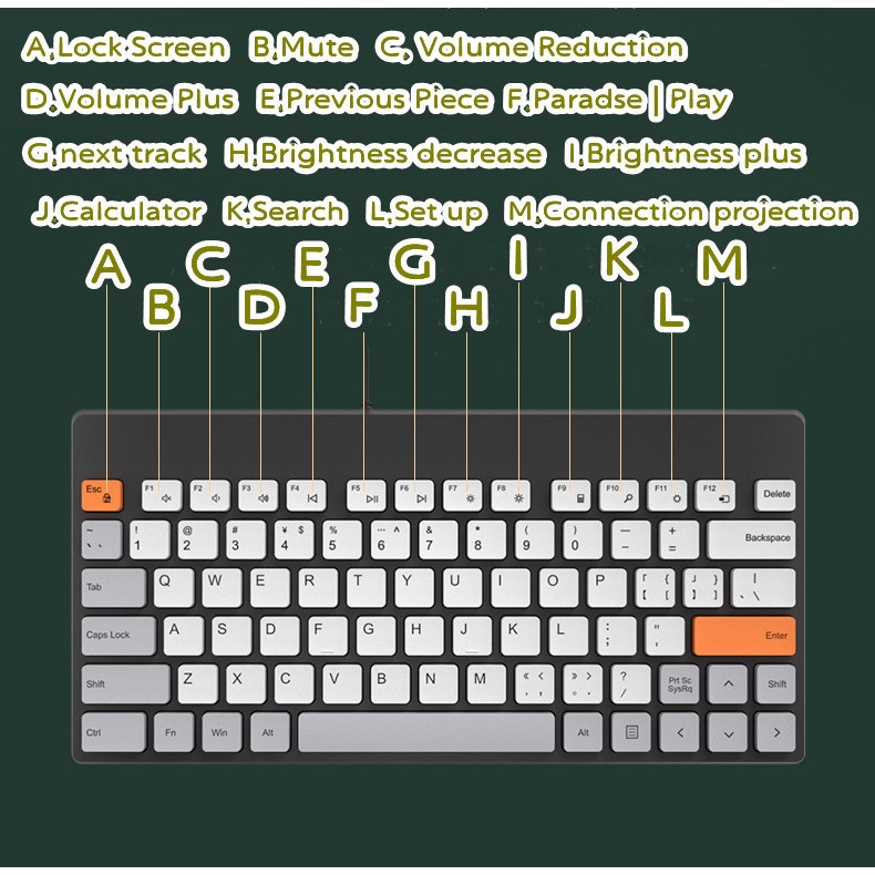 79kunci Keyboard Kabel Keyboard Slim Keyboard Mini Desain Ergonomis USB Wired Silent Keyboard Gaming Kantor