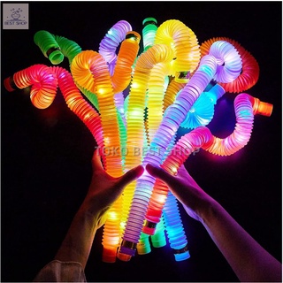 [TULALA SHOP]Mainan LED POP FIDGET TUBES SENSORY TOYS/Mainan anak Murah Lampu LED bisa Kreasikan bentuk apa ajah/Mainan anak Lampu warna warni Selang Pipa Light Up Pop Pipes