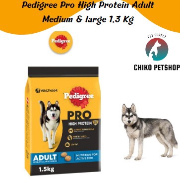 Pedigree Pro High Protein Adult Medium&amp;Large Breed 1.3 Kg