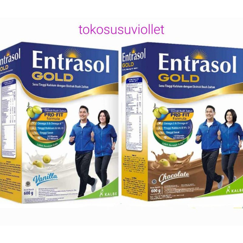 

Entrasol gold vanila/coklat 580gr