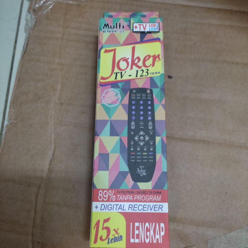 Remot Tv Joker  Multi Tv LED LCD  Tv Tabung 15xLebih Lengkap