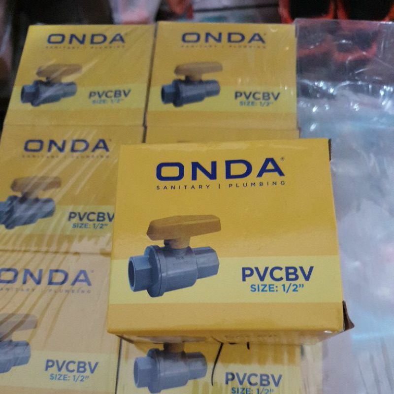 ball valve ONDA 1/2" PVCBV / stop kran onda