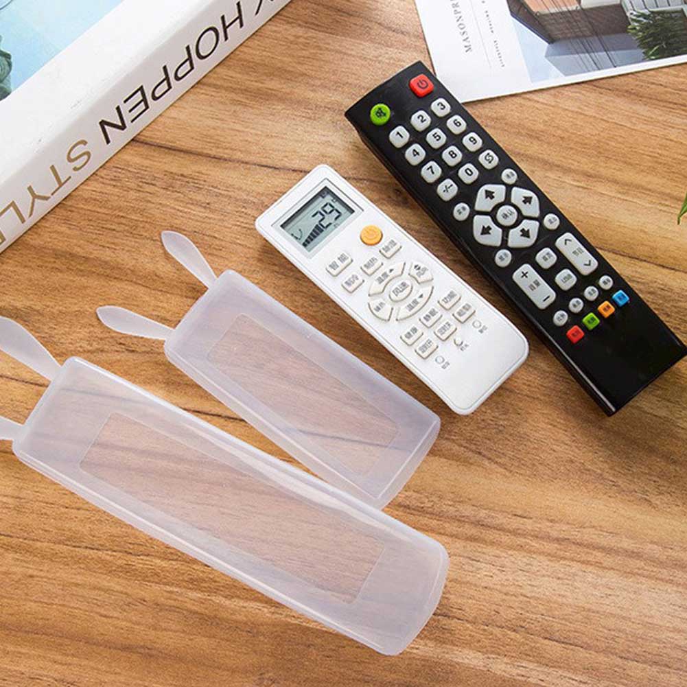 Lucu Kartun Telinga Kelinci Remote Control Case Silikon Transparan Tahan Air Tahan Debu Tas Remote Control Cover Pelindung
