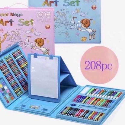 

Pasti Update AM208 - Set Alat Gambar Anak Crayon Pensil Warna Anak 208 buah art set...