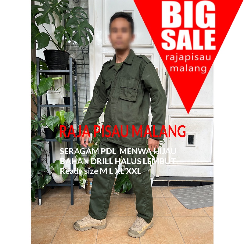 RPM Baju|Seragam|Setelan|Pdl Ijo|Hijau|Menwa|Koramil Standar TNI