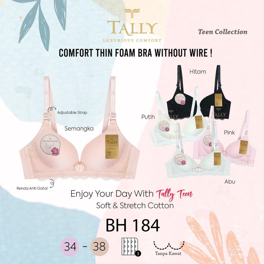 ATB Bra Tally Tanpa Kawat Termurah