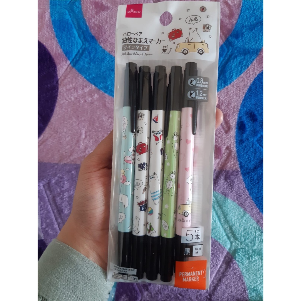 

Daiso-Hello Bear Oil Based Marker