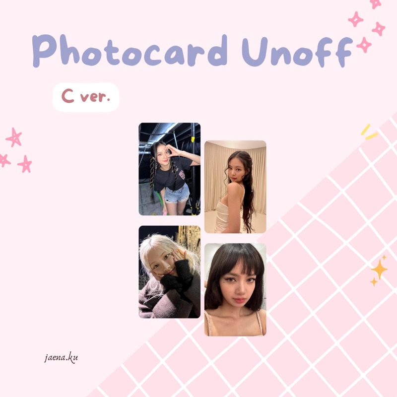 [BLACKPINK] PHOTOCARD UNOFF SELCA #3 BLACKPINK