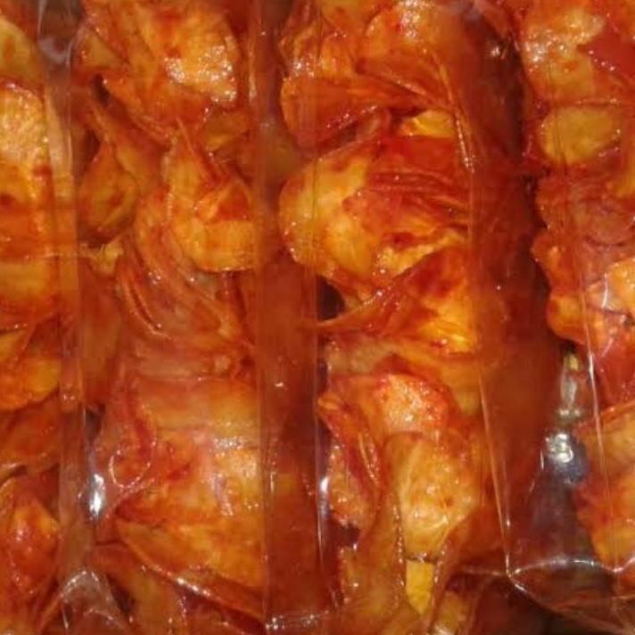 

ャ 250gr keripik kripik singkong sambal balado doyen anjay khas minang murah ,,,,,