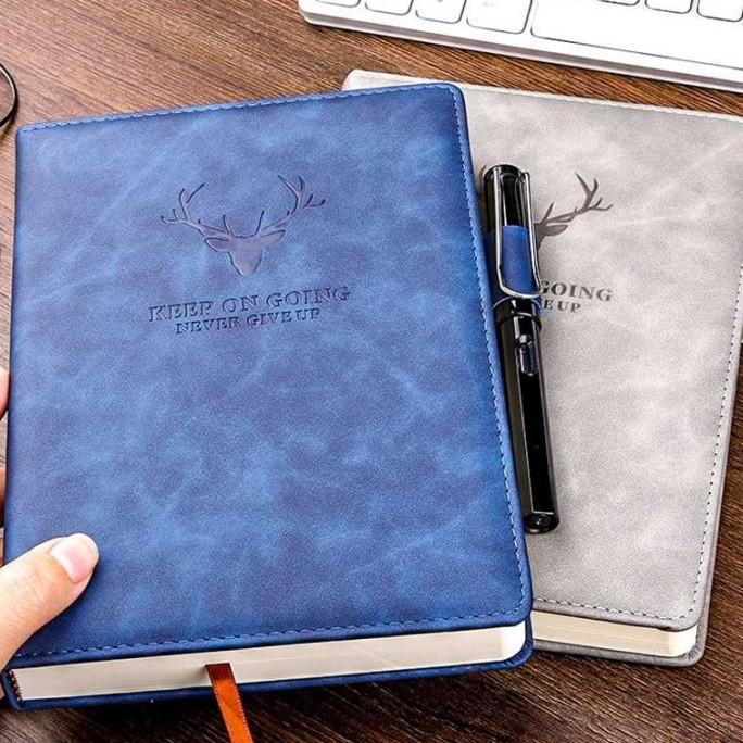 

BUKU CATATAN NOTEBOOK A5 COVER KULIT CATATAN AGENDA KERJA MEETING