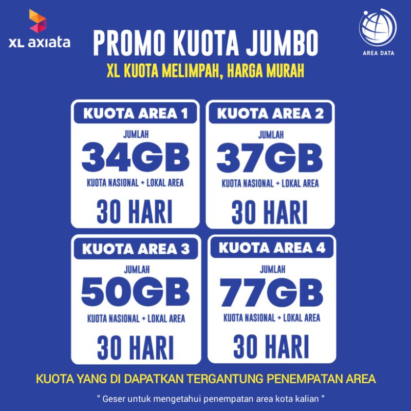 PROMO Paket Data Internet XL Jumbo Murah