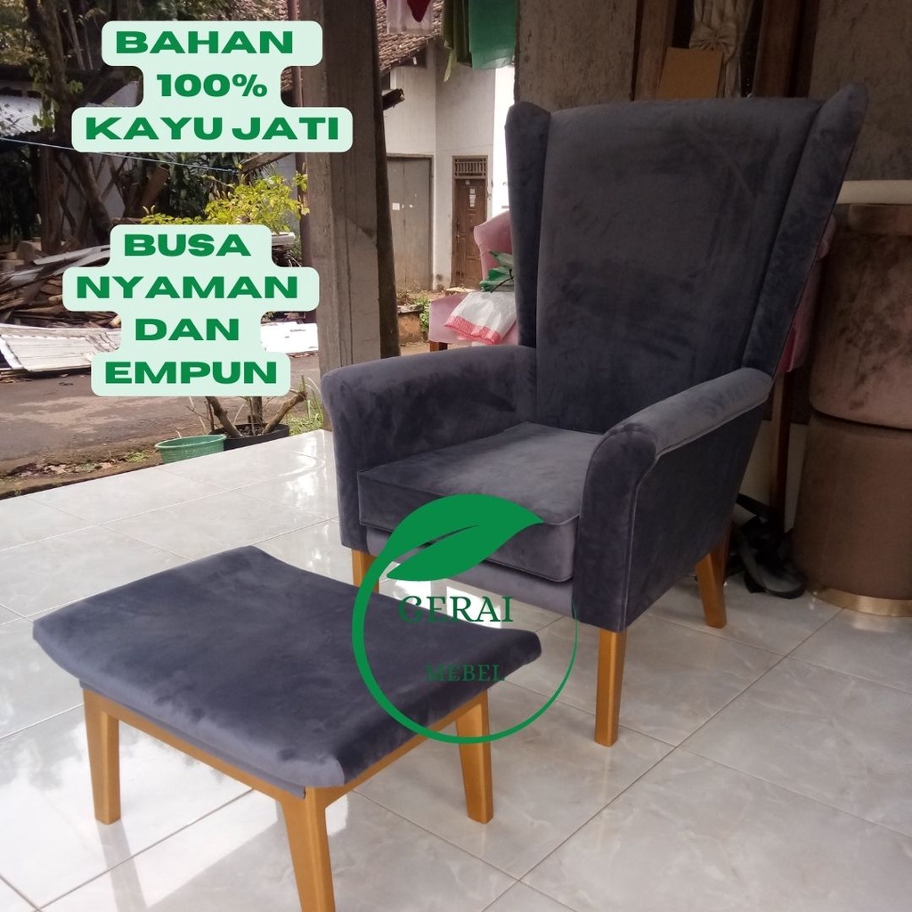 Sofa Santai Samping Kamar Tempat Tidur Minimalis dan Sofa Tamu Rumah