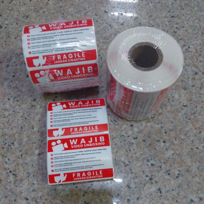

Label Stiker Unboxing 70x50 Blue Print (500 Pcs)