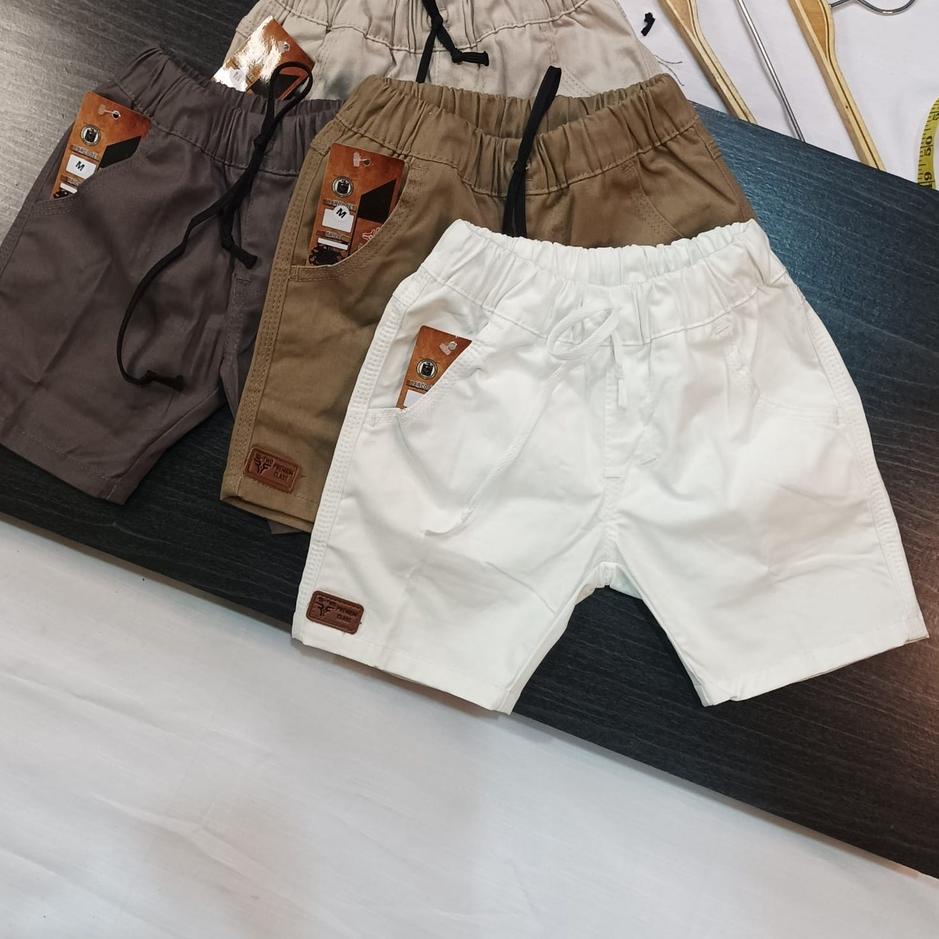 Chekout Rpc A/Celana chinos pendek slimfit usia 1-8th moca/abu/kreem/hitam/army/navy(R_two premium c