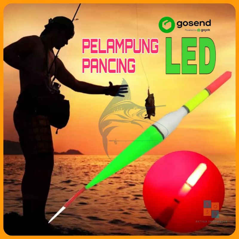 Pelampung Umpan Pancing LED Luminous Fishing Floats Bait Murah