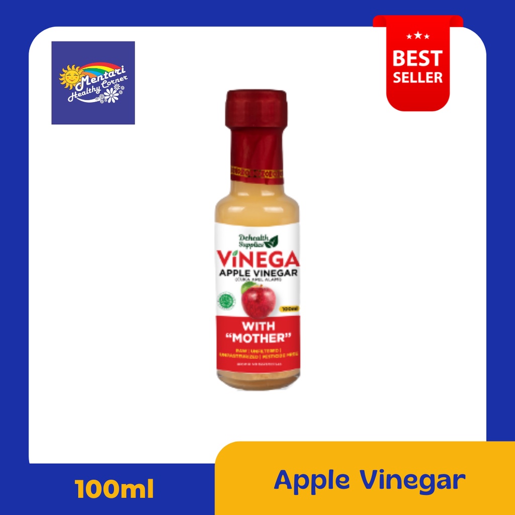 Vinega Cuka Buah 100ml [Lemon, Apel, Nanas] (Botol Kaca)