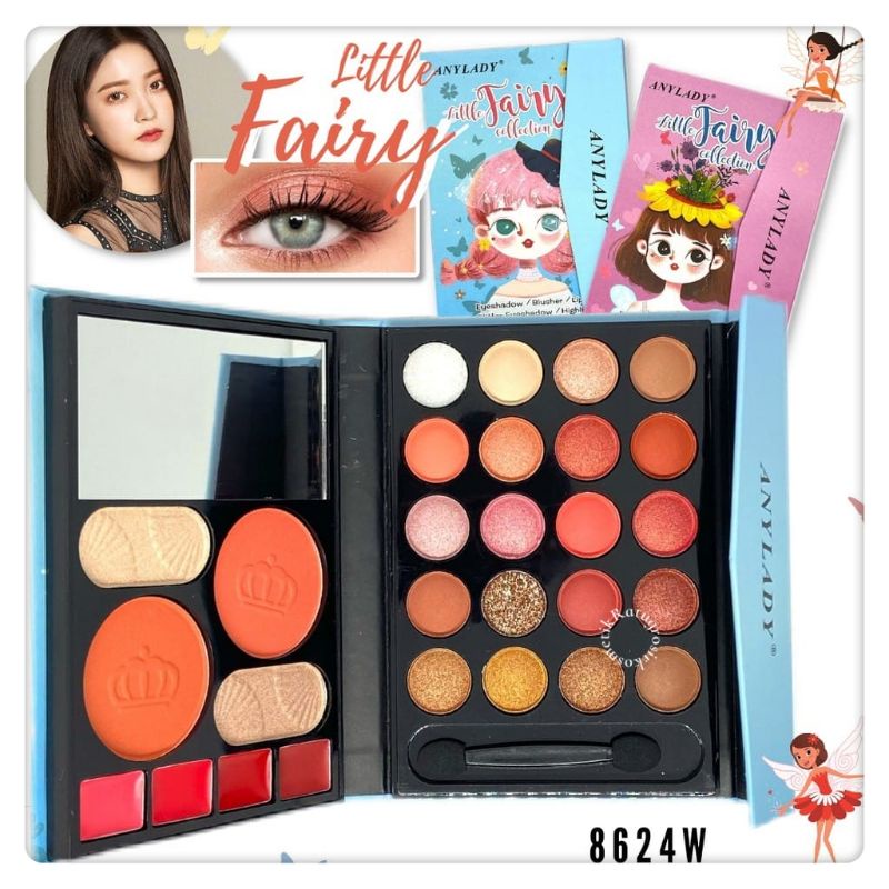 PROMO!!!EYESHADOW PALETTE BUBBLE TEA UNICORN/BRILLIANT NO.8624DT