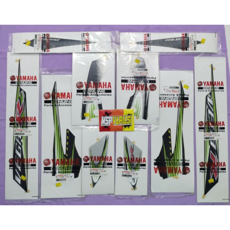 Striping List Stiker Yamaha Vega R New 2006 Silver Hitam Original Ori asli Yamaha Genuine Part