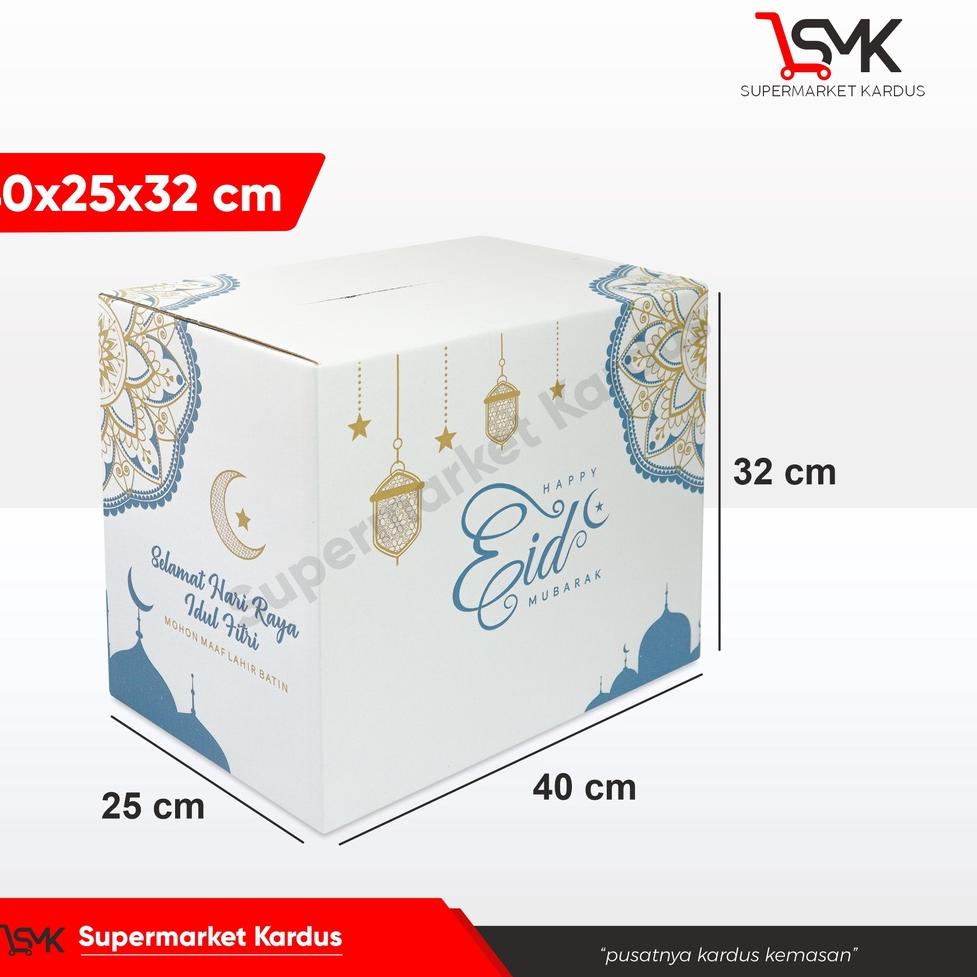 

⟳ Kardus Parcel 40x25x32 cm (Besar) Kardus/Parcell/Lebaran/idul Fitri/eid mubarak/Hampers ㆆ