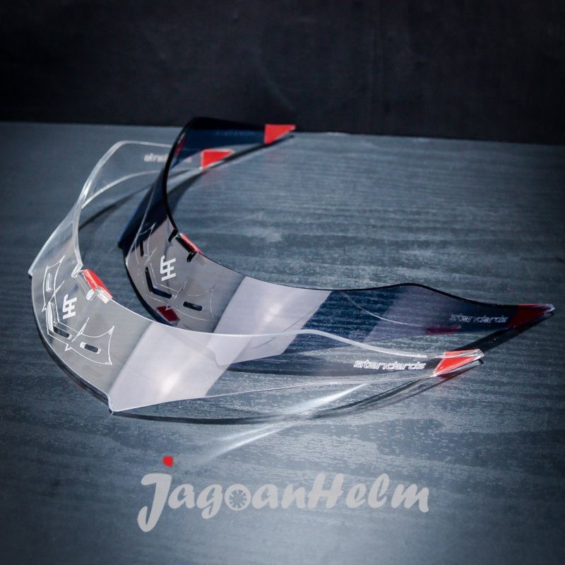 SPOILER HELM KYT KYOTO | CLEAR - DARK | KYOTO AKRILIK