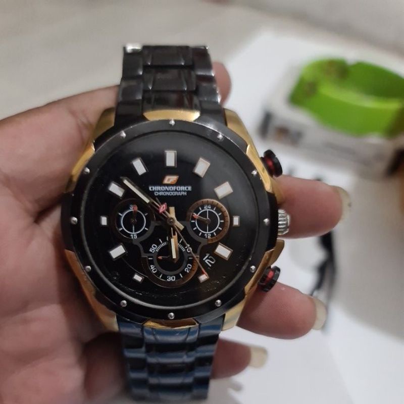 jam tangan original chronoforce 5253G preloved second bekas
