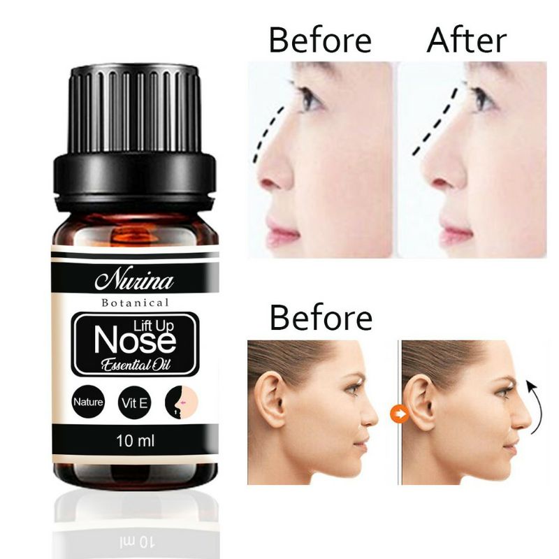 Minyak essense pemancung hidung alami permanent / glamour nose massage oil toofme