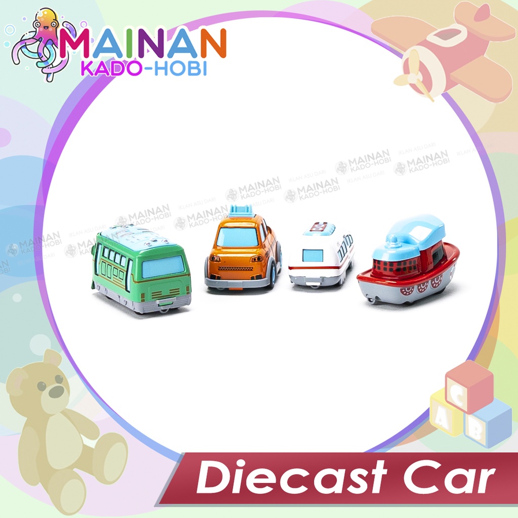 MAINAN ANAK PULLBACK MINIATUR DIECAST MOBIL TRANSPORTASI METAL CAR