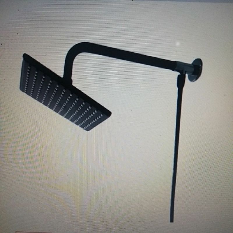 Promo Wall Shower Tanam Tanpa Bobok/RAINFALL Shower/Shower Tanam Black Series  Komplit /Shower Tanam Kamar Mandi