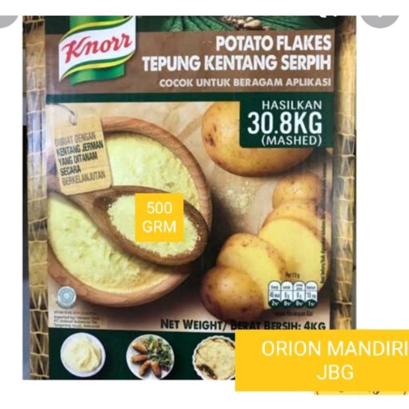 

TEPUNG KENTANG KNOOR/POTATO POWDER 500GRM KEMASAN REPACK
