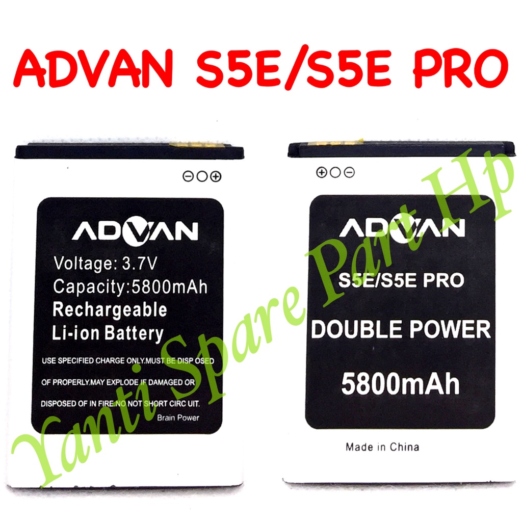 Baterai Advan S5E S5E PRO Original New