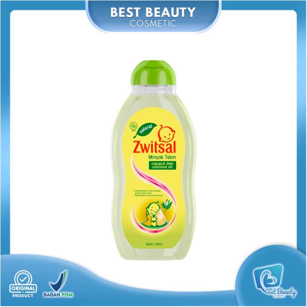 ★ BB ★ Zwitsal Baby Minyak Telon Natural Cajuput Coconut Oil 100 Ml - Baby Telon, Minyak Telon Baby