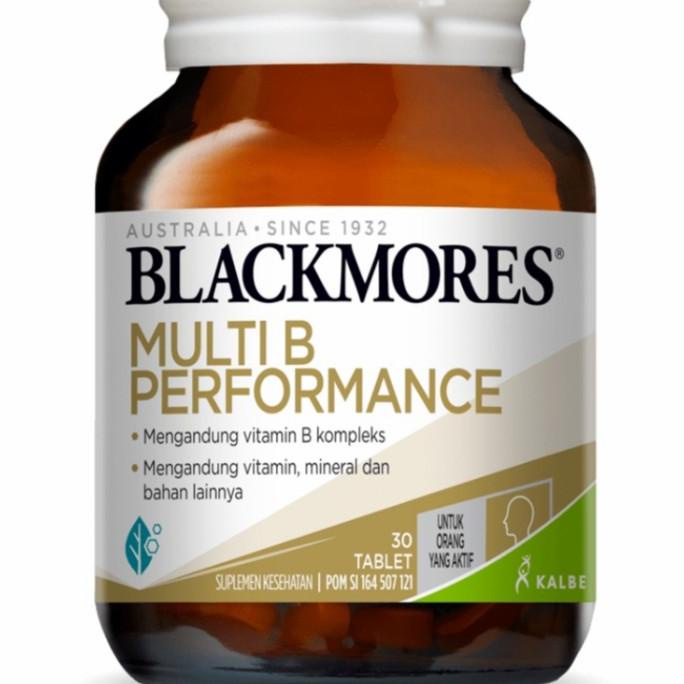 Jual Blackmores Multi B Performance 30 Untuk Stress Kelelahan | Shopee ...