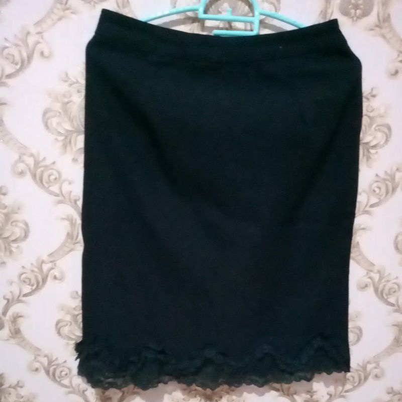 Rok span hitam preloved