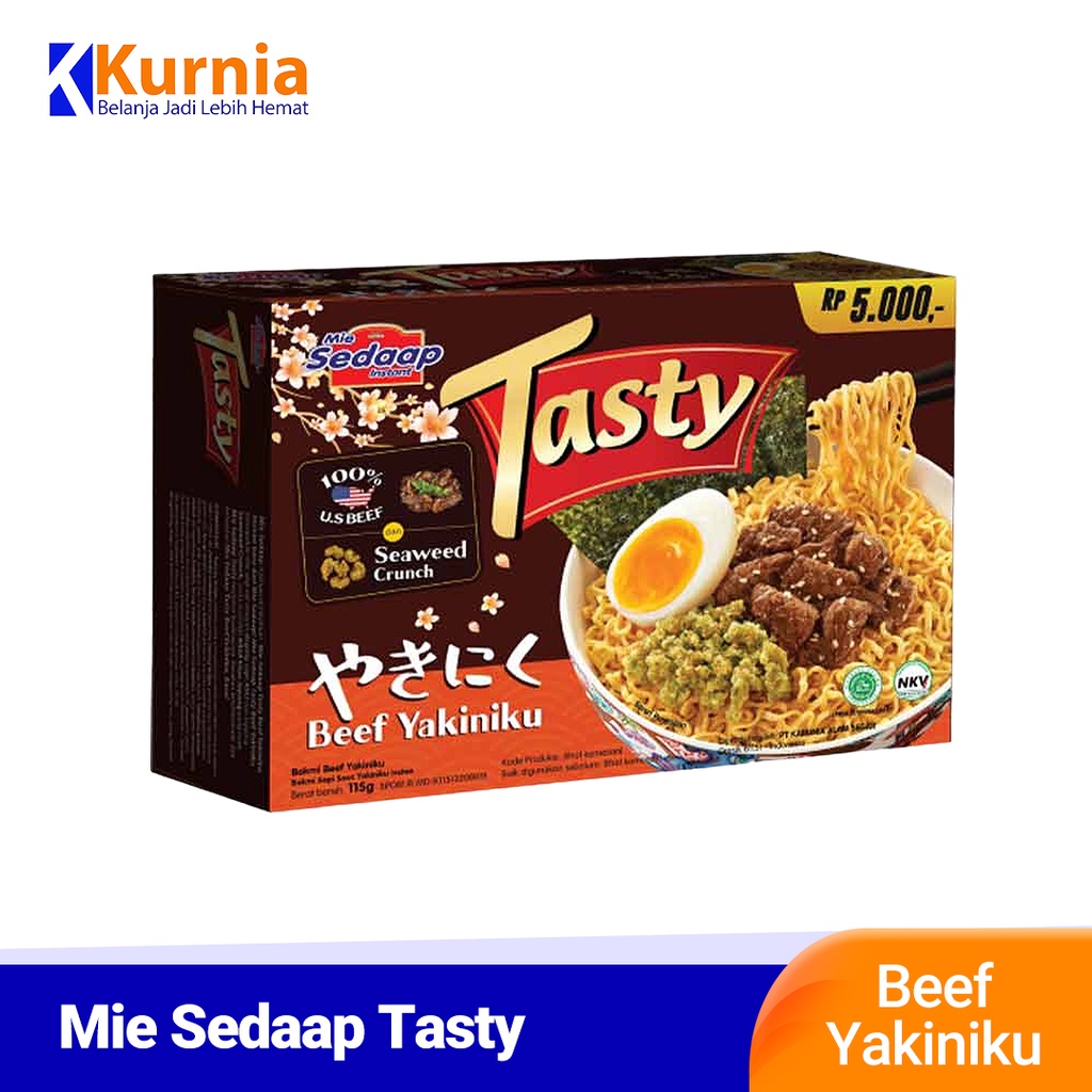 

Mie Sedaap Tasty Beef Yakiniku 115gr