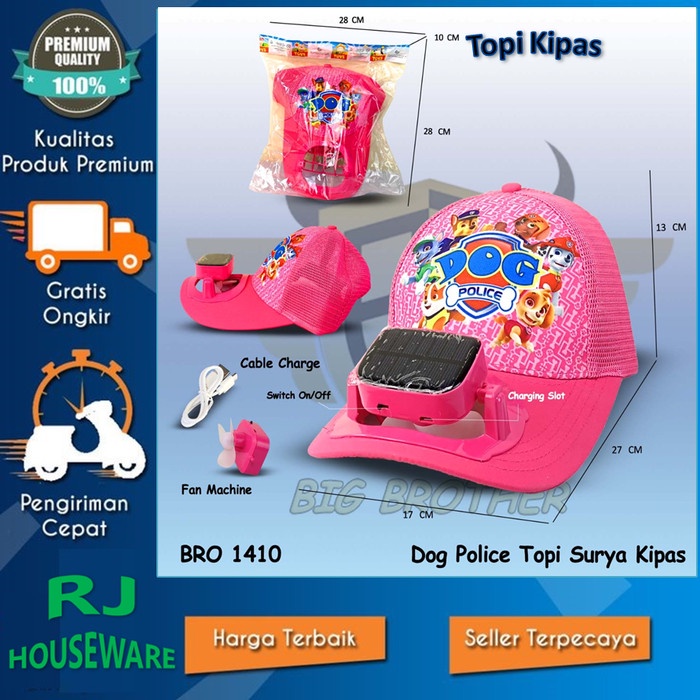 Terbaru Topi Kipas Tenaga Matahari Surya Solar Tanpa Baterai Bisa Charger Cas