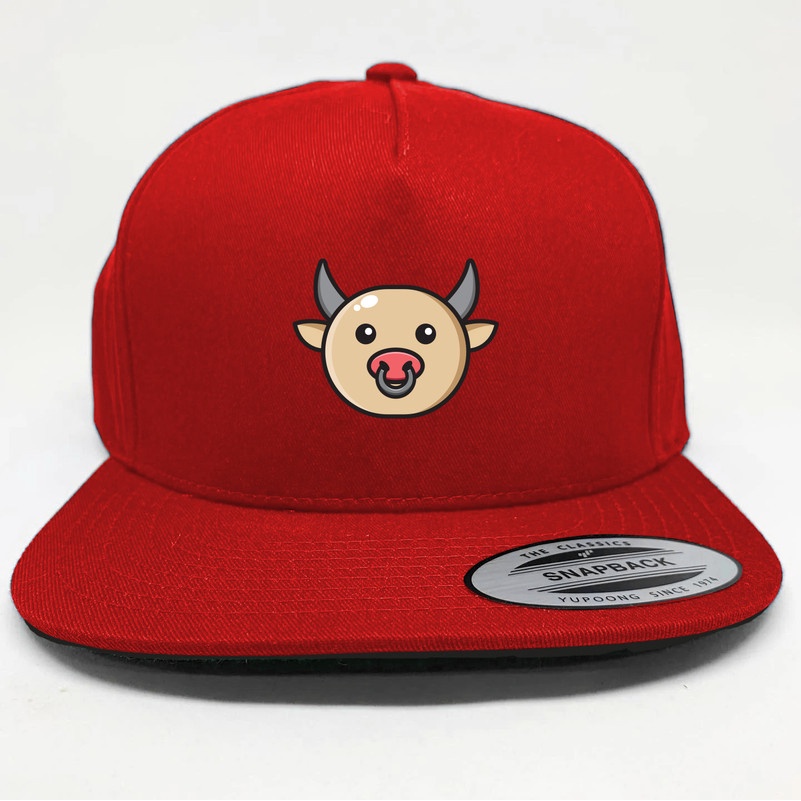 Topi Snapback Shio Kerbau Ox Cute Lucu Imlek