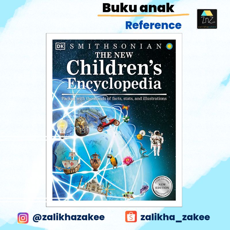 zalikhazakee - Buku BBW Anak - DK Smithsonian The New Children's Encyclopedia - BBW Best Seller Pene