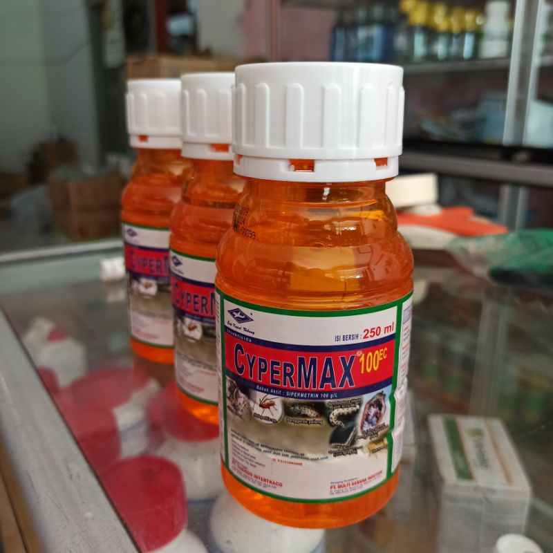 cypermax CyperMAX 100ec insektisida pembasmi ulat 250ml