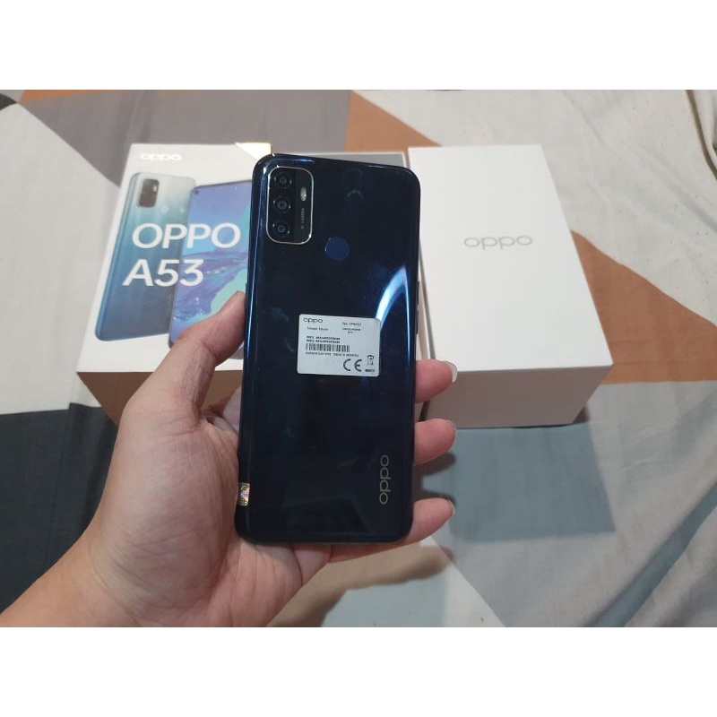 OPPO A53 RAM 4/128GB EX RESMI OPPO SECOND DUAL SIM FULLSET