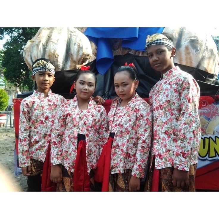 Kebaya Surjan Kembang Anak